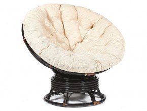 Кресло-качалка Papasan w 23/01 B с подушкой Antique brown, ткань Старт в Верхотурье - verhoture.магазин96.com | фото