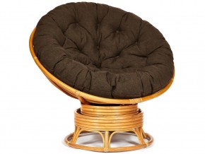 Кресло-качалка Papasan w 23/01 B с подушкой Honey, ткань Коричневый в Верхотурье - verhoture.магазин96.com | фото