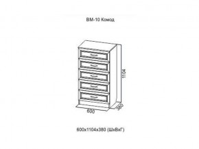 ВМ-10 Комод в Верхотурье - verhoture.магазин96.com | фото